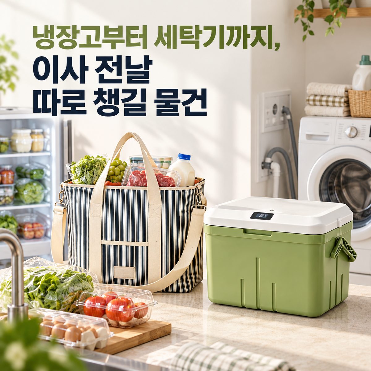 냉장고부터 세탁기까지, 이사 전날 따로 챙길 물건