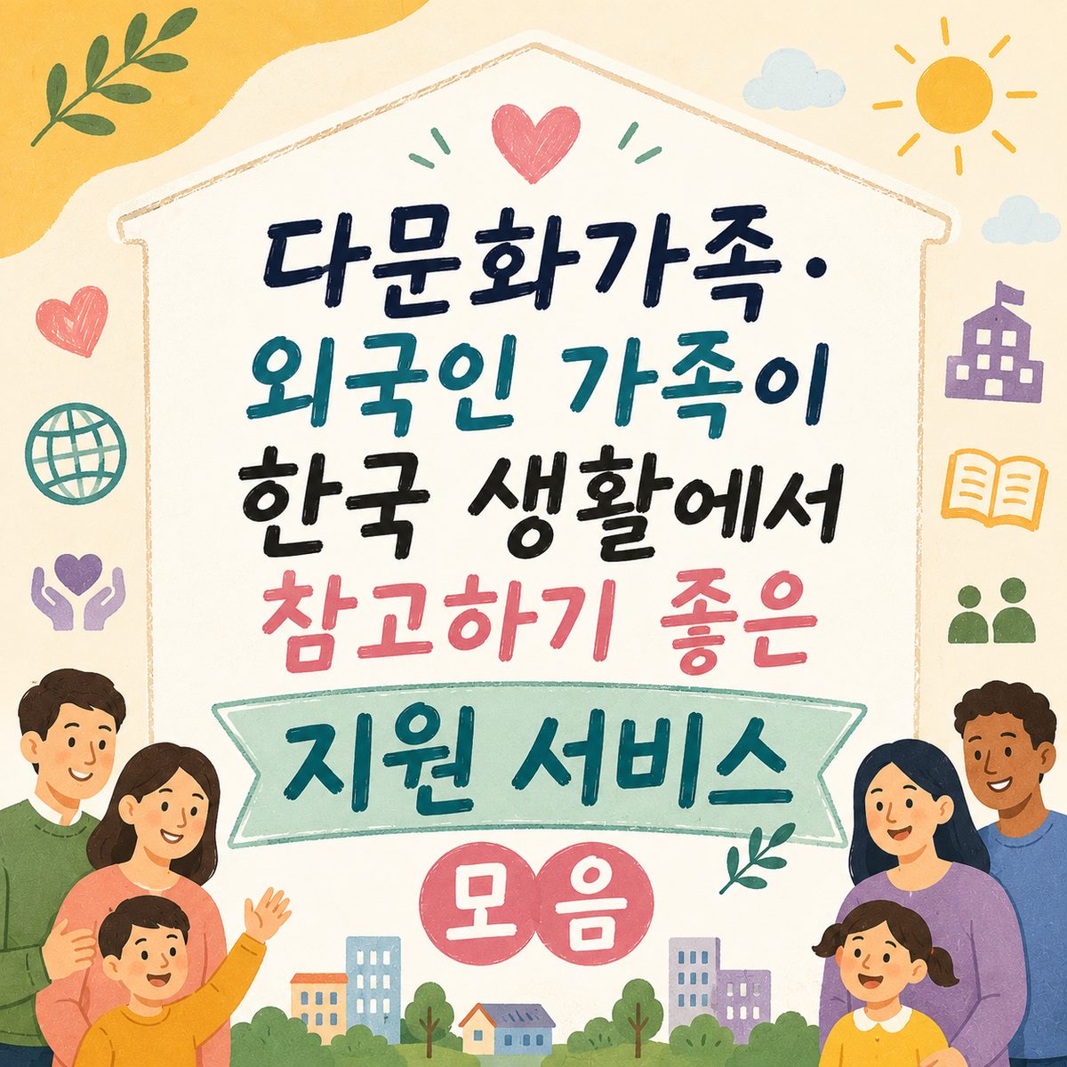 다문화가족·외국인 가족이 한국 생활에서 참고하기 좋은 지원 서비스 모음
