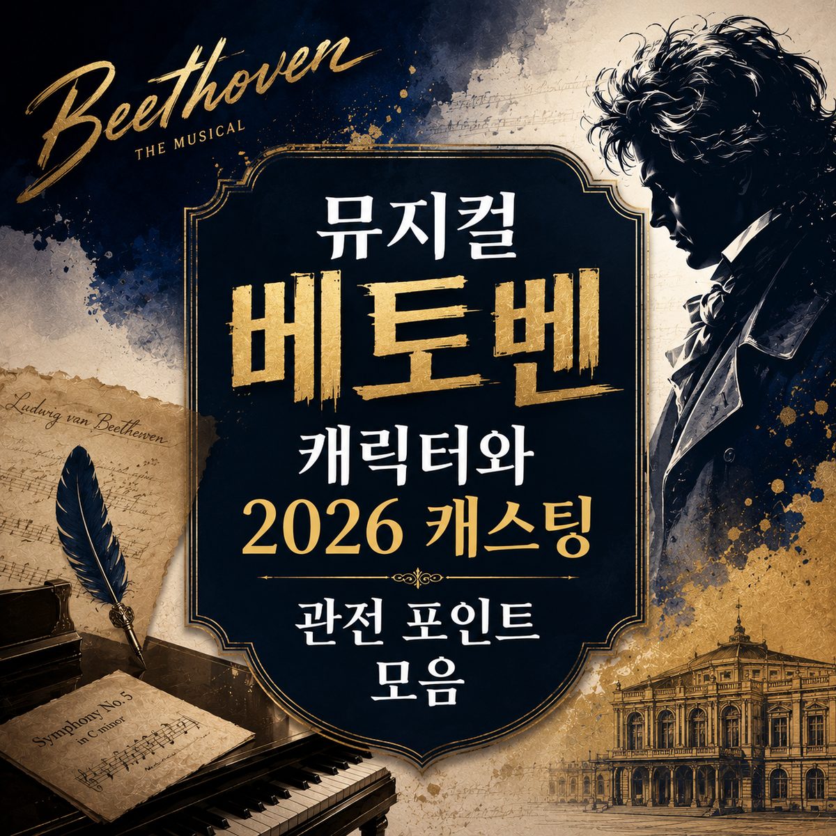 뮤지컬 베토벤 캐릭터와 2026 캐스팅 관전 포인트 모음