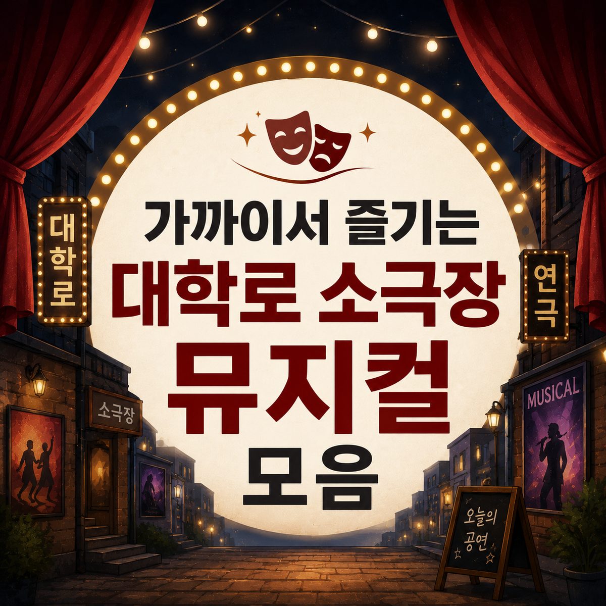 가까이서 즐기는 대학로 소극장 뮤지컬 모음