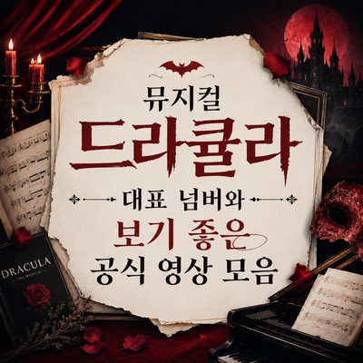 뮤지컬 드라큘라 대표 넘버와 보기 좋은 공식 영상 모음