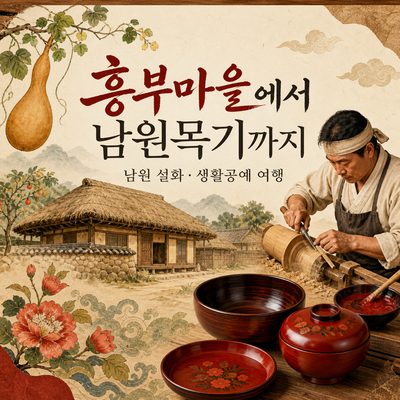 흥부마을에서 남원목기까지 남원 설화·생활공예 여행
