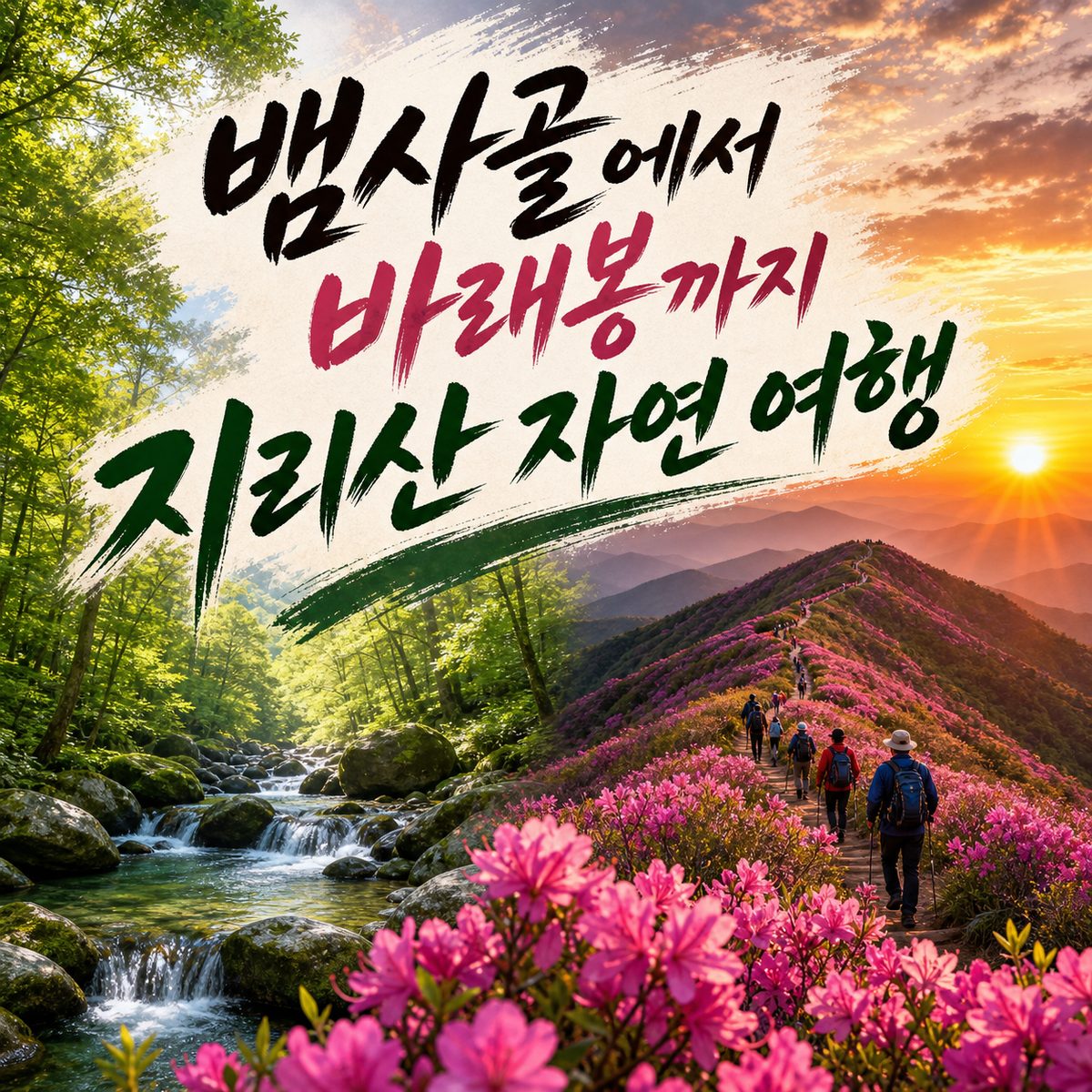 뱀사골에서 바래봉까지 남원 지리산 자연 여행