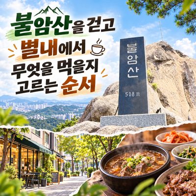 Walking on Bulamsan and Choosing What to Eat in Byeollae