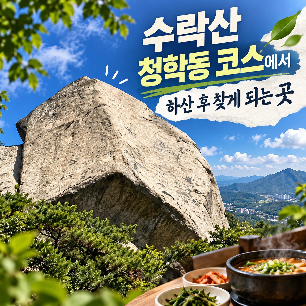 수락산 청학동 코스에서 하산 후 찾게 되는 곳