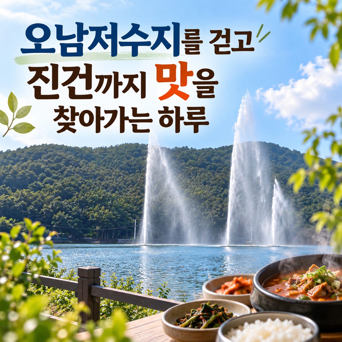 オナム貯水池を歩いてジンゴンまで味を探しに行く一日