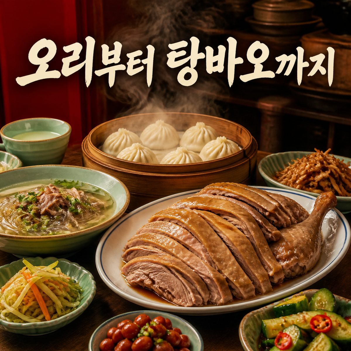 오리 한 접시부터 탕바오까지 난징의 맛