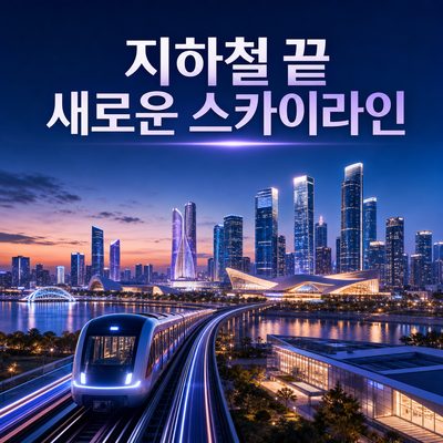 지하철 끝에서 만나는 난징의 새로운 스카이라인