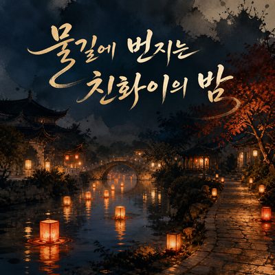 불빛이 물길을 따라 번지는 친화이의 밤