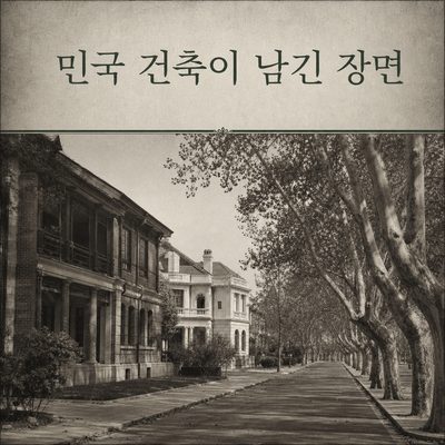 민국 건축이 남긴 난징의 사진 장면