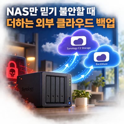 NAS만 믿기 불안할 때 더하는 외부 클라우드 백업