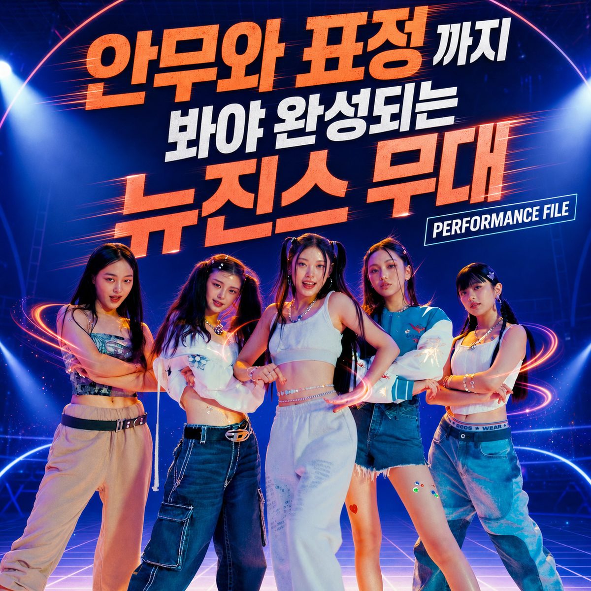 안무와 표정까지 봐야 완성되는 뉴진스 무대