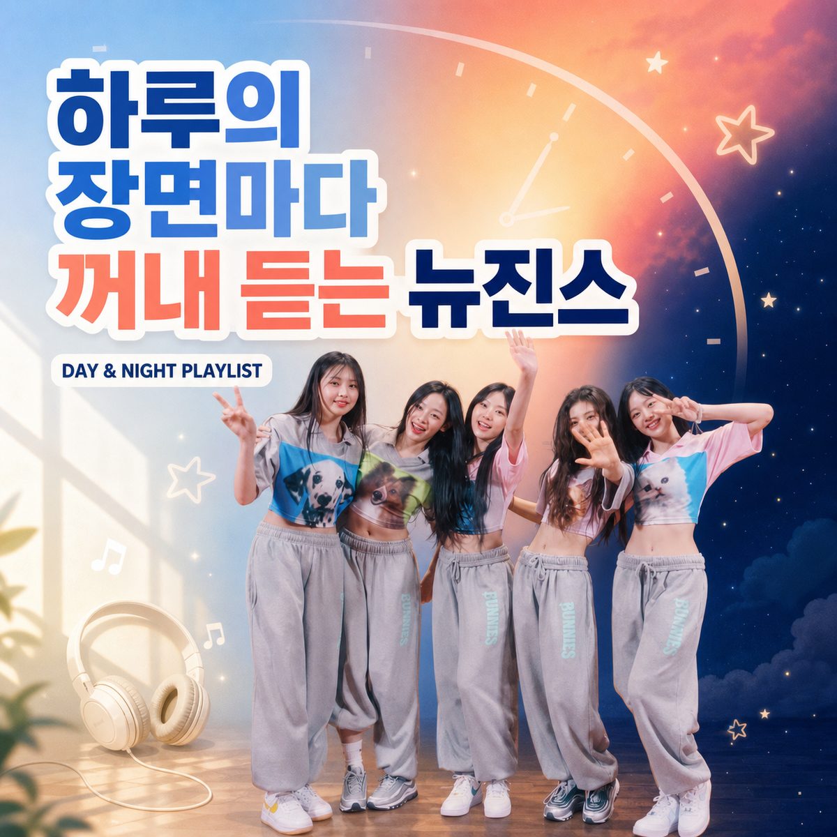 하루의 장면마다 꺼내 듣는 뉴진스