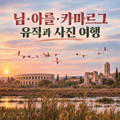 님·아를·카마르그 유적과 사진 여행