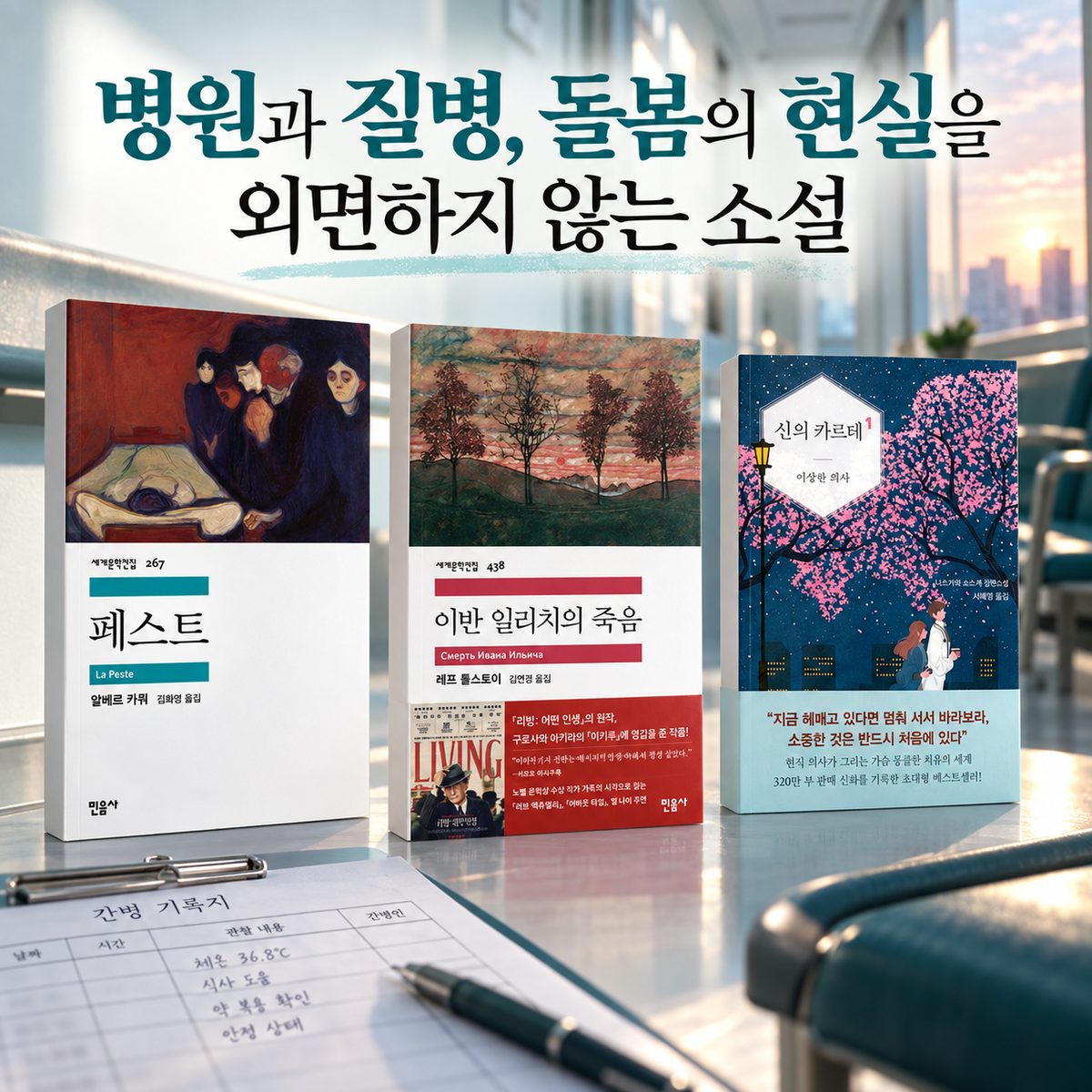 병원과 질병, 돌봄의 현실을 외면하지 않는 소설