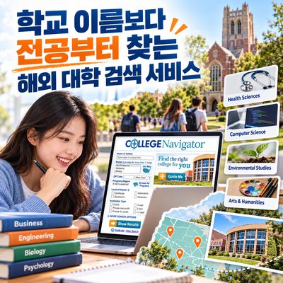 학교 이름보다 전공부터 찾는 해외 대학 검색 서비스