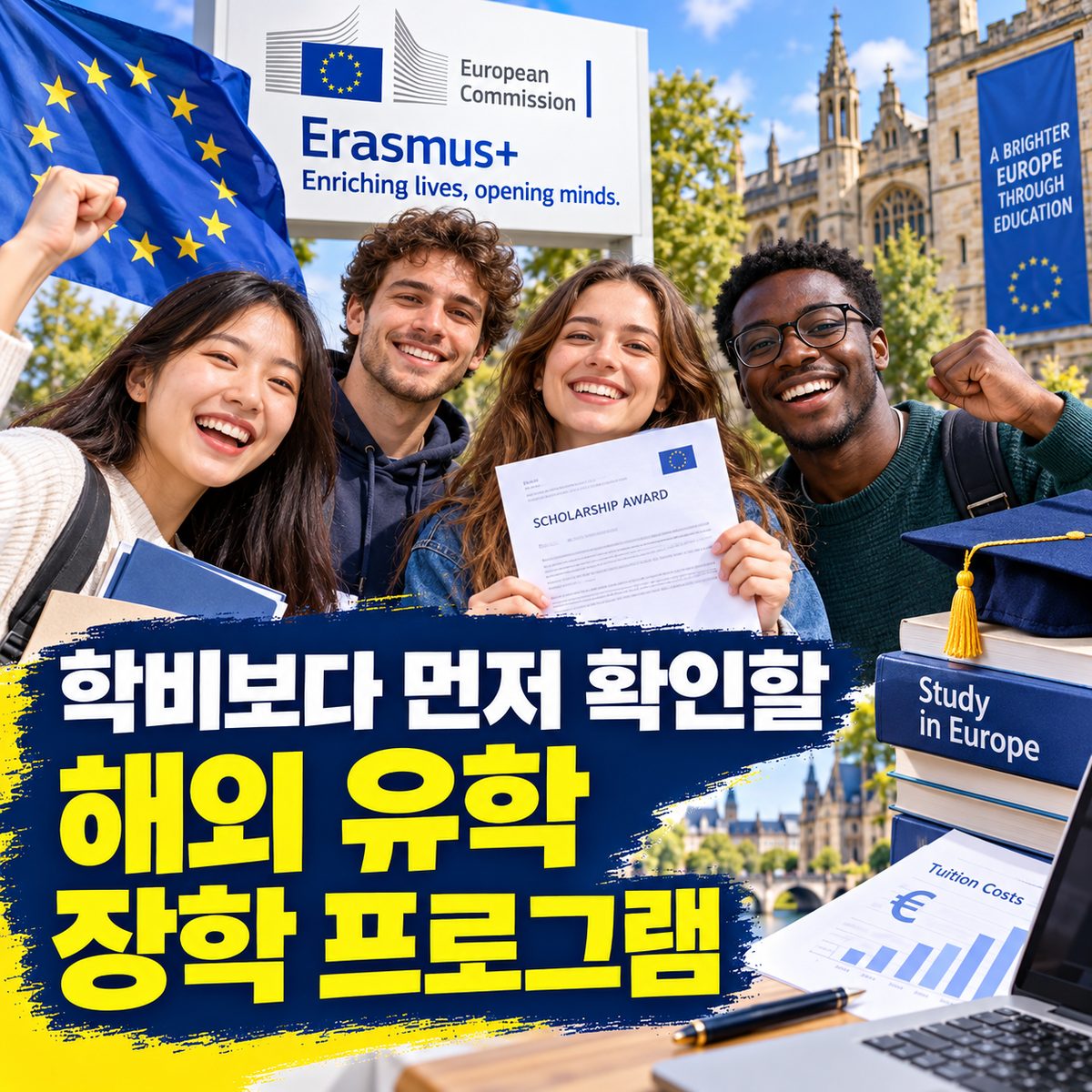 학비보다 먼저 확인할 해외 유학 장학 프로그램