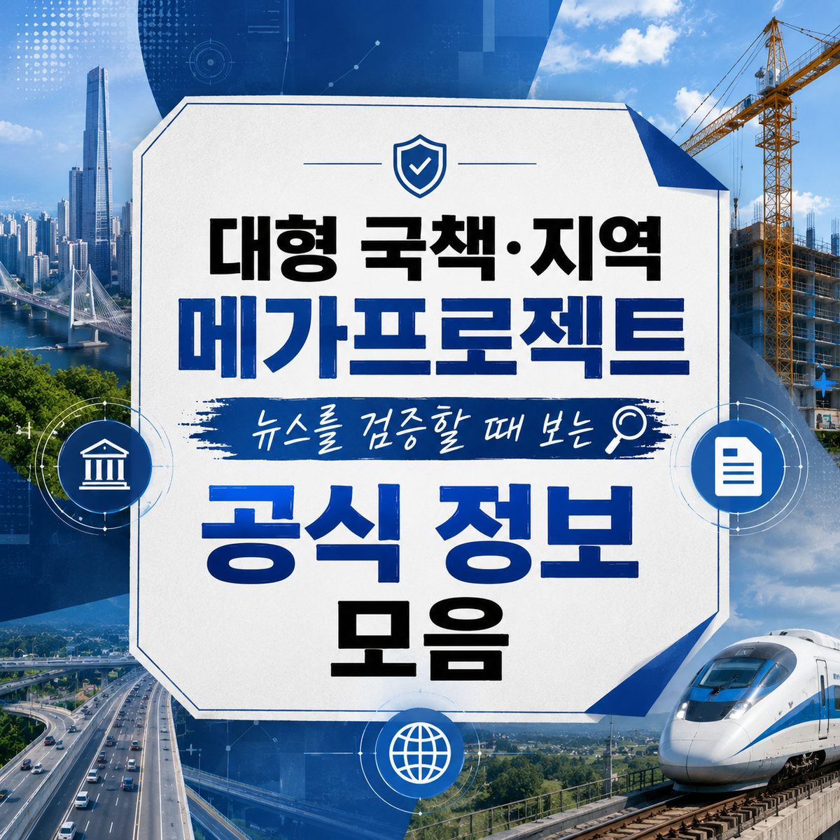 대형 국책·지역 메가프로젝트 뉴스를 검증할 때 보는 공식 정보 모음
