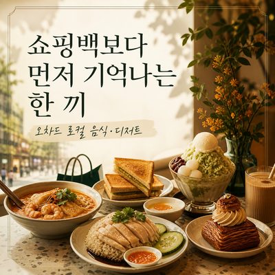 쇼핑백보다 먼저 기억나는 오차드의 한 끼