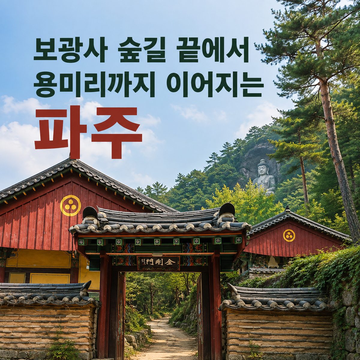 Paju from the End of the Bogwangsa Forest Trail to Yongmiri