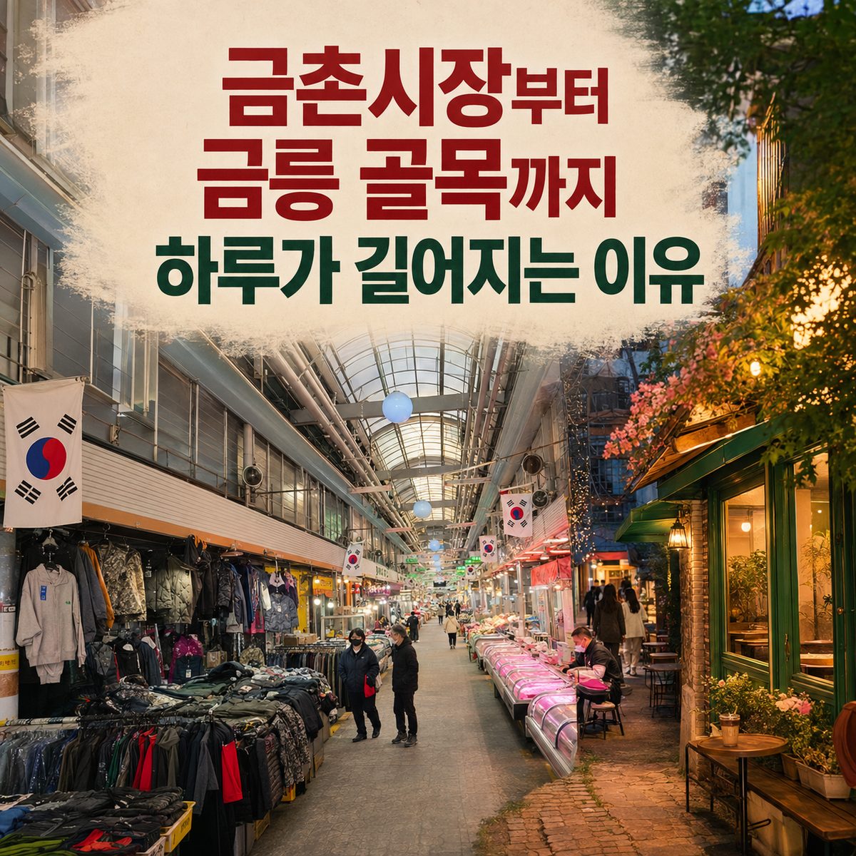 금촌시장부터 금릉 골목까지 하루가 길어지는 이유