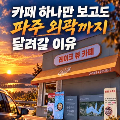 카페 하나만 보고도 파주 외곽까지 달려갈 이유
