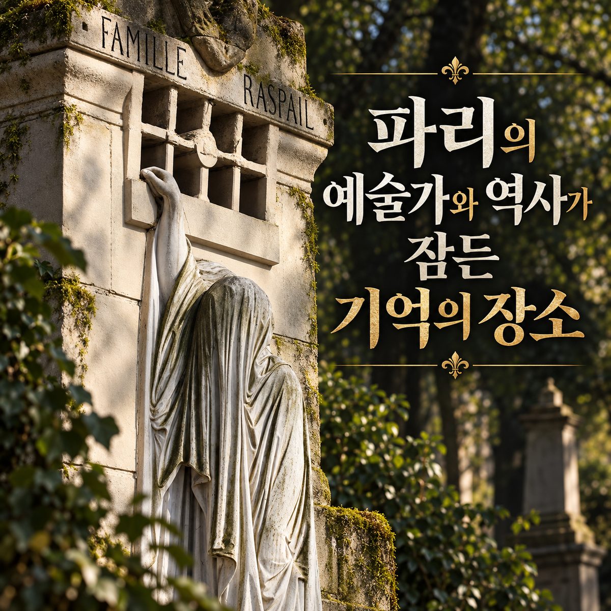 파리의 예술가와 역사가 잠든 기억의 장소