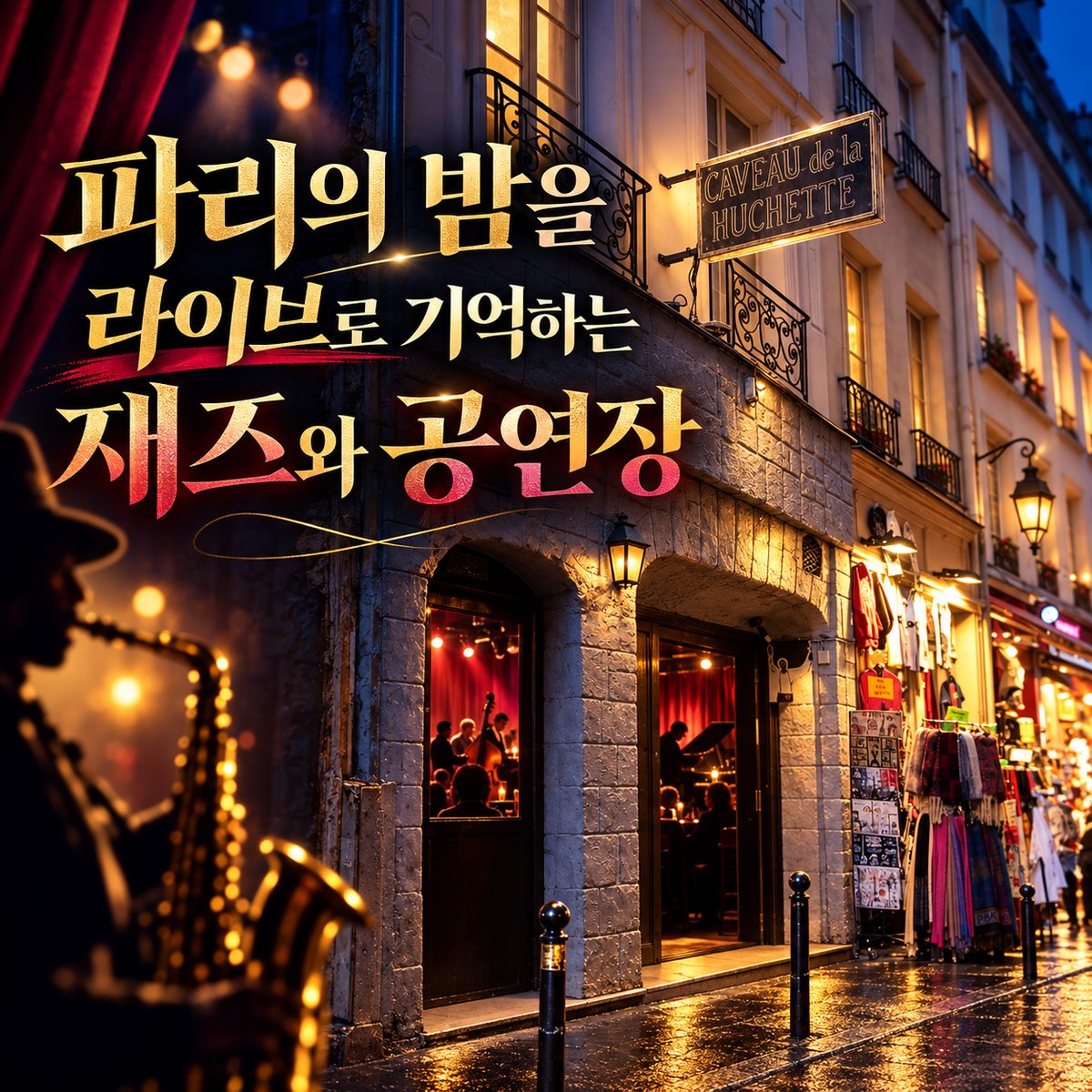 파리의 밤을 라이브로 기억하는 재즈와 공연장