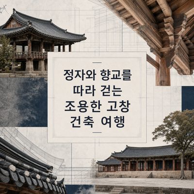 정자와 향교를 따라 걷는 조용한 고창 건축 여행