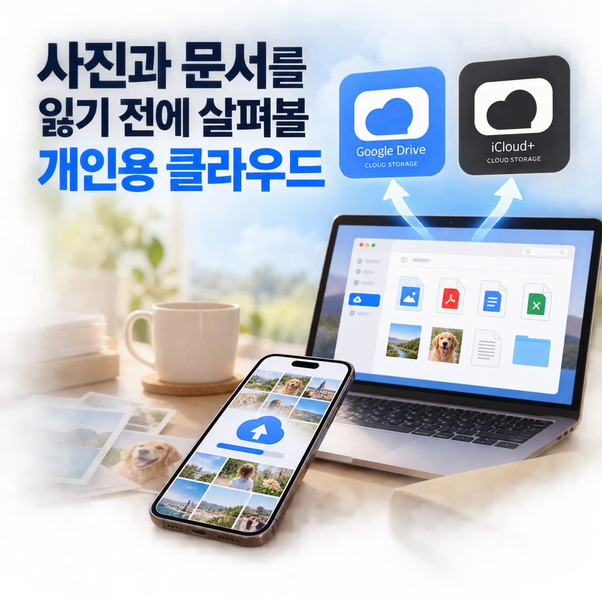 사진과 문서를 잃기 전에 살펴볼 개인용 클라우드
