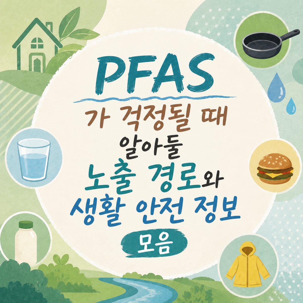 PFAS가 걱정될 때 알아둘 노출 경로와 생활 안전 정보 모음