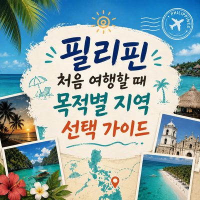 필리핀 처음 여행할 때 목적별 지역 선택 가이드