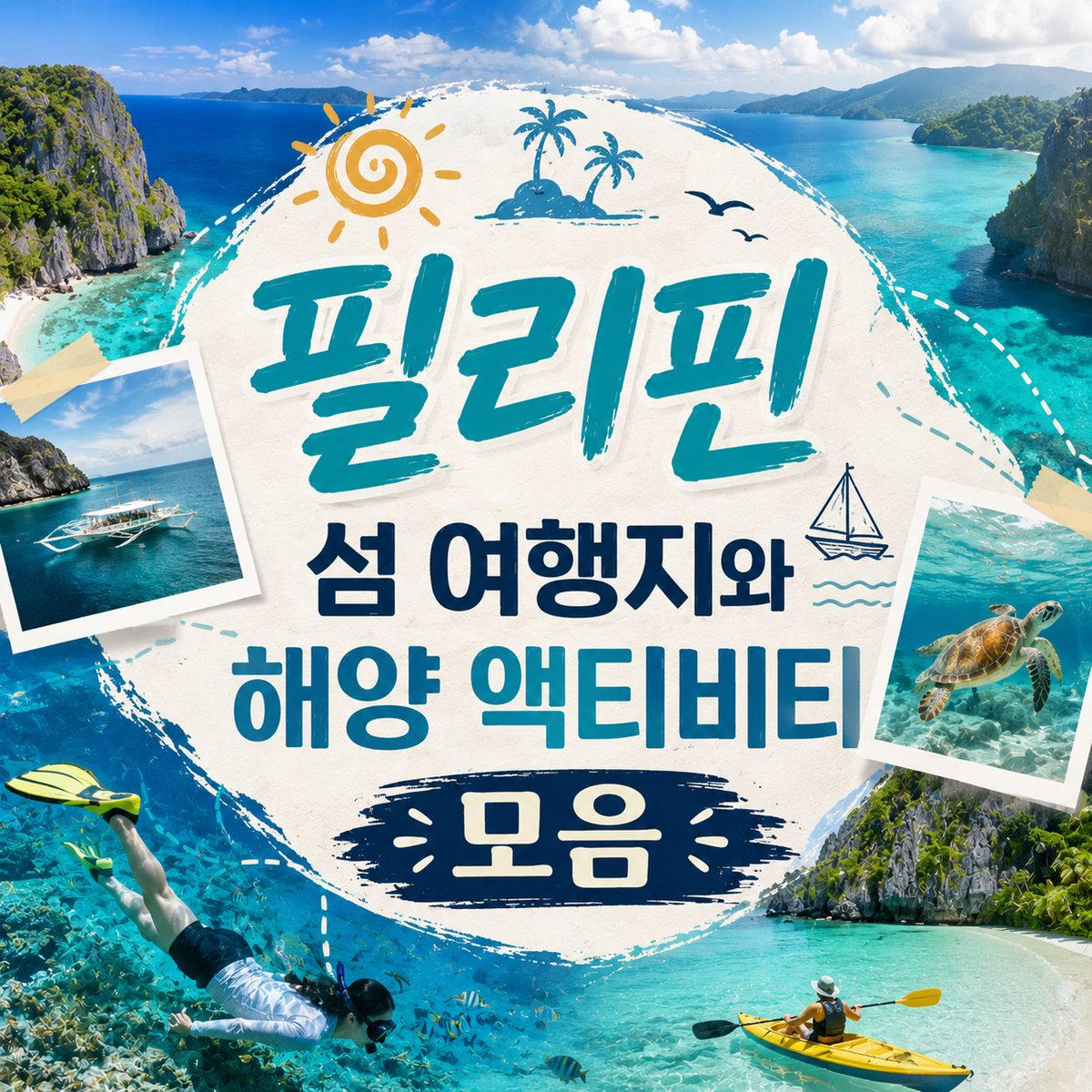 필리핀 섬 여행지와 해양 액티비티 모음
