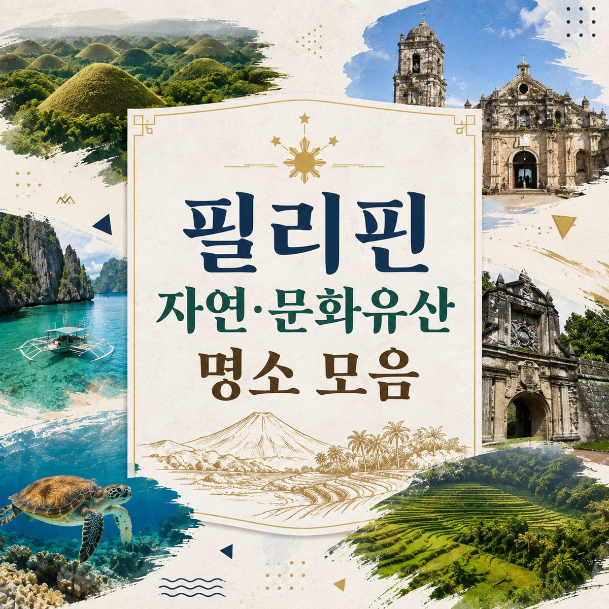 필리핀 자연·문화유산 명소 모음