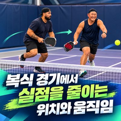 복식 경기에서 실점을 줄이는 위치와 움직임