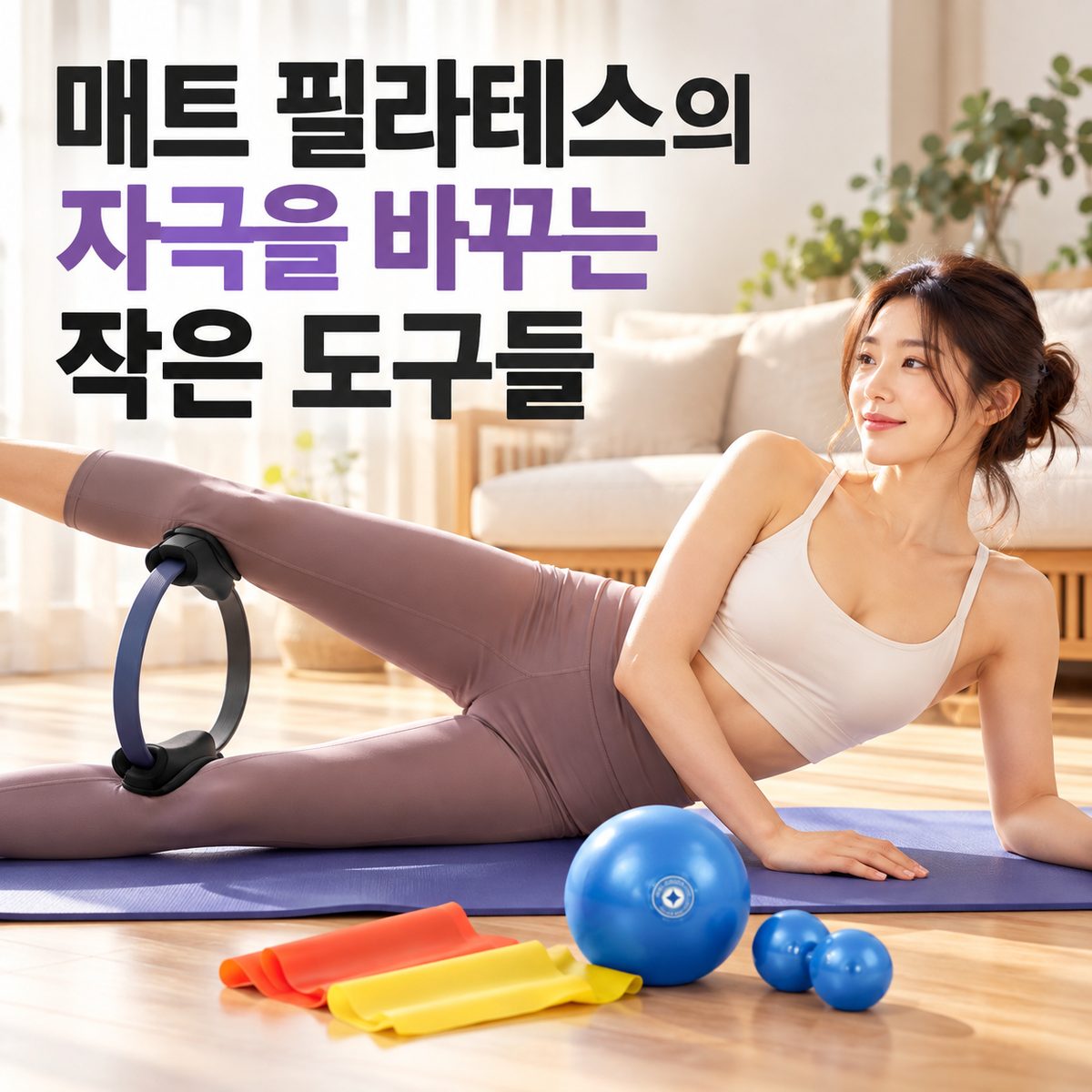 매트 필라테스의 자극을 바꾸는 작은 도구들