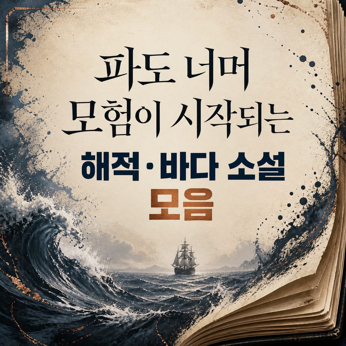 파도 너머 모험이 시작되는 해적·바다 소설 모음