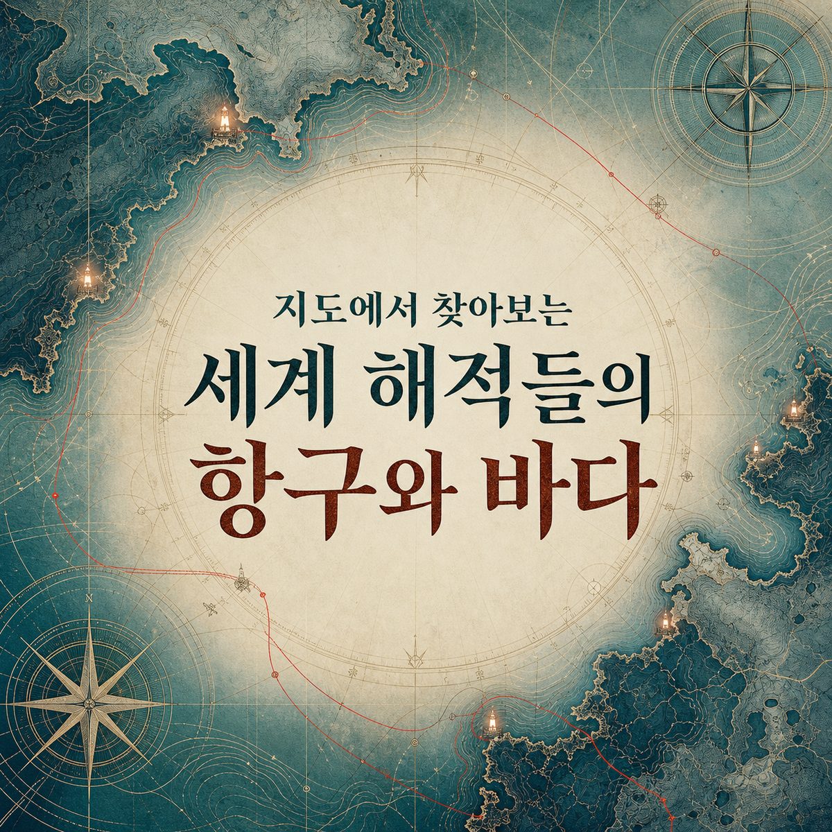 지도에서 찾아보는 세계 해적들의 항구와 바다