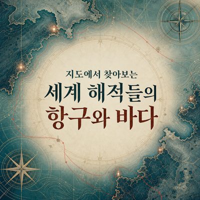 지도에서 찾아보는 세계 해적들의 항구와 바다