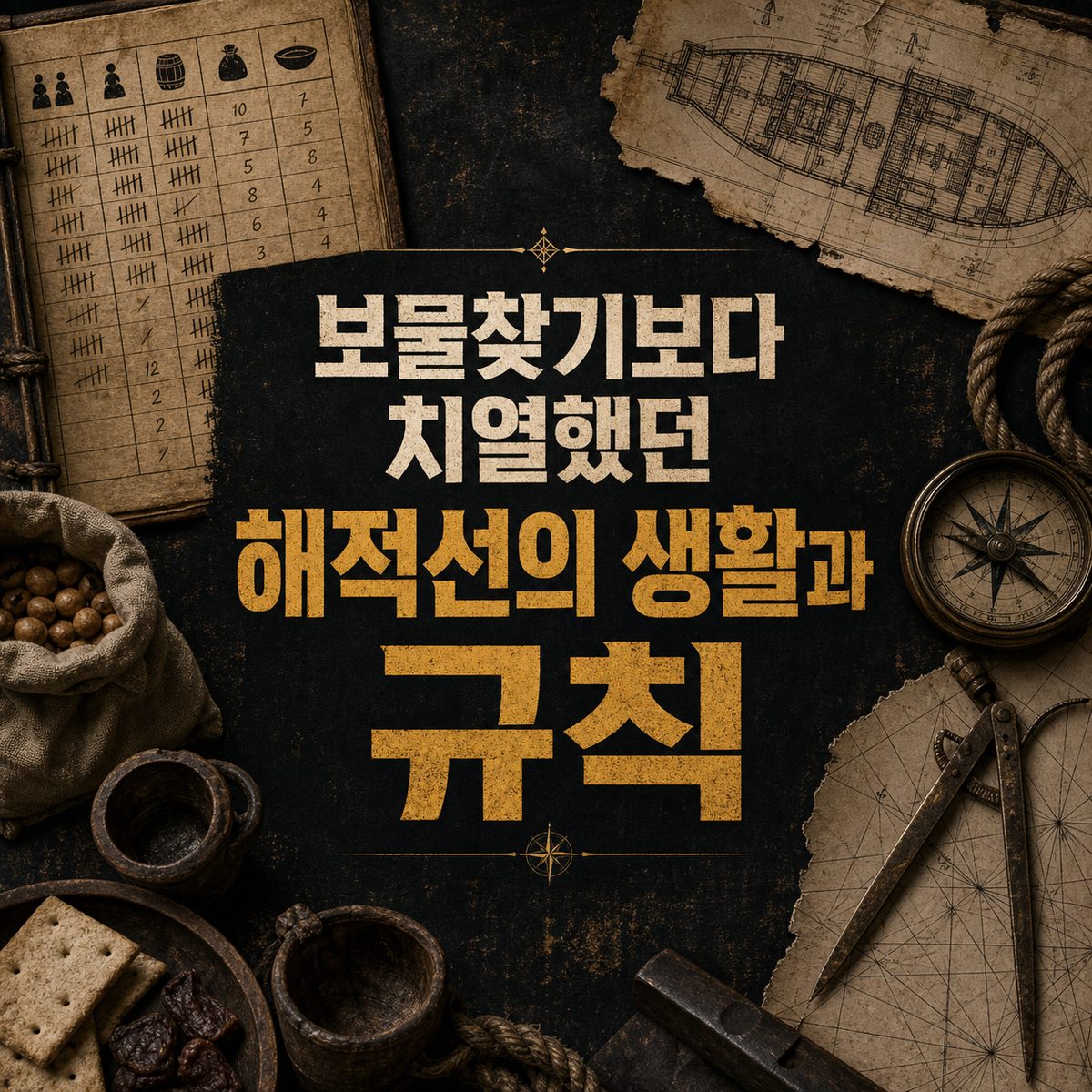 보물찾기보다 치열했던 해적선의 생활과 규칙