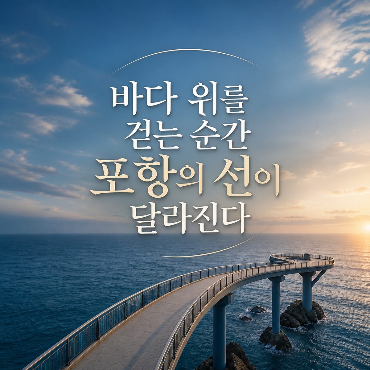 바다 위를 걷는 순간 포항의 선이 달라진다