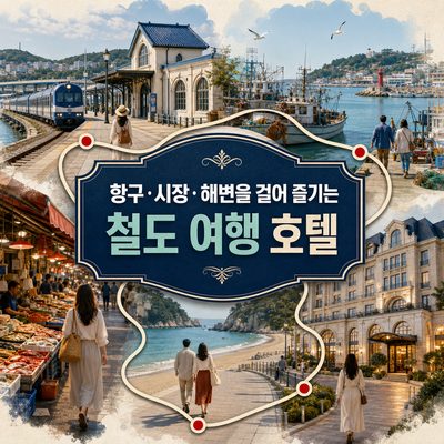 항구·시장·해변을 걸어 즐기는 철도 여행 호텔