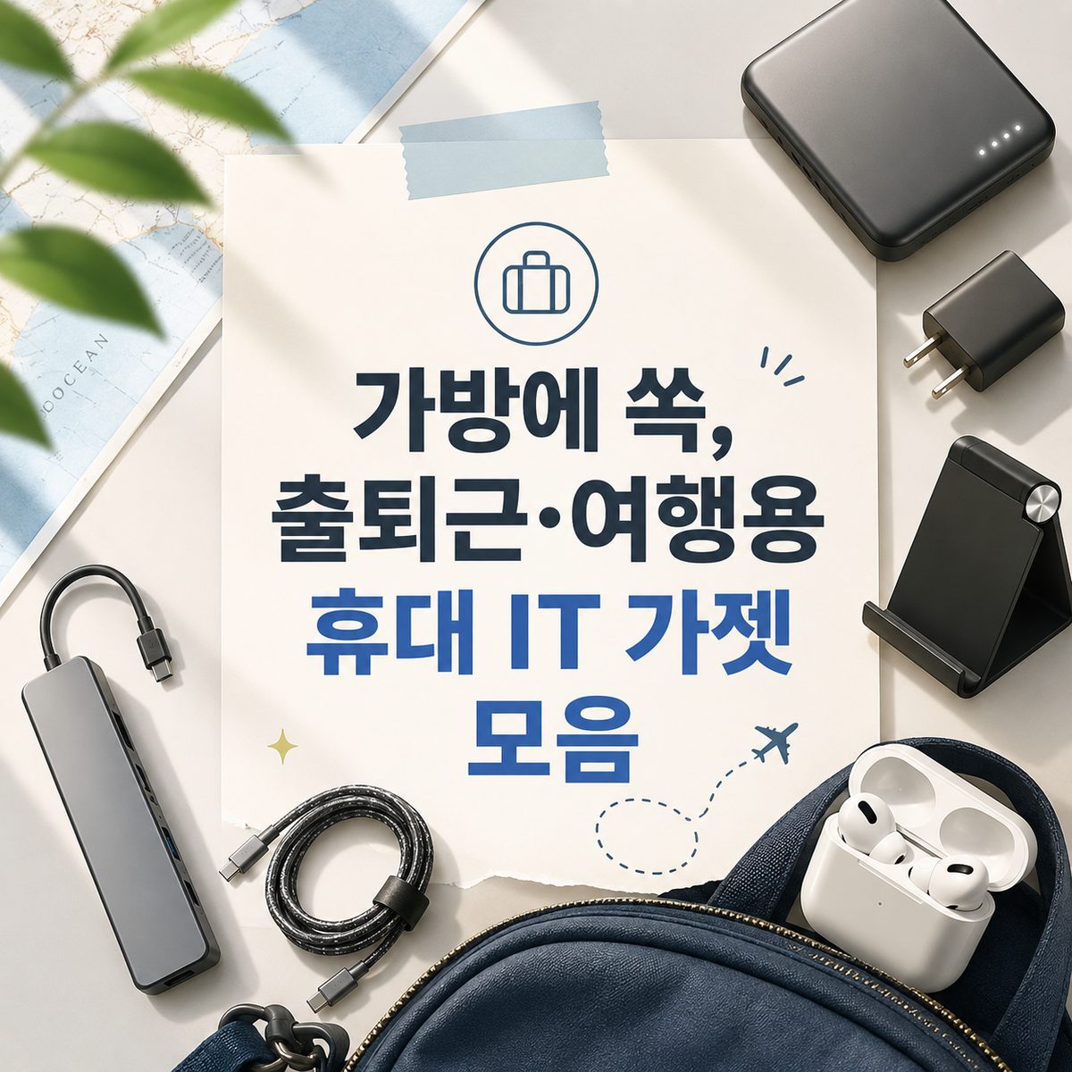 バッグにすっぽり、通勤・旅行用のポータブルITガジェット集