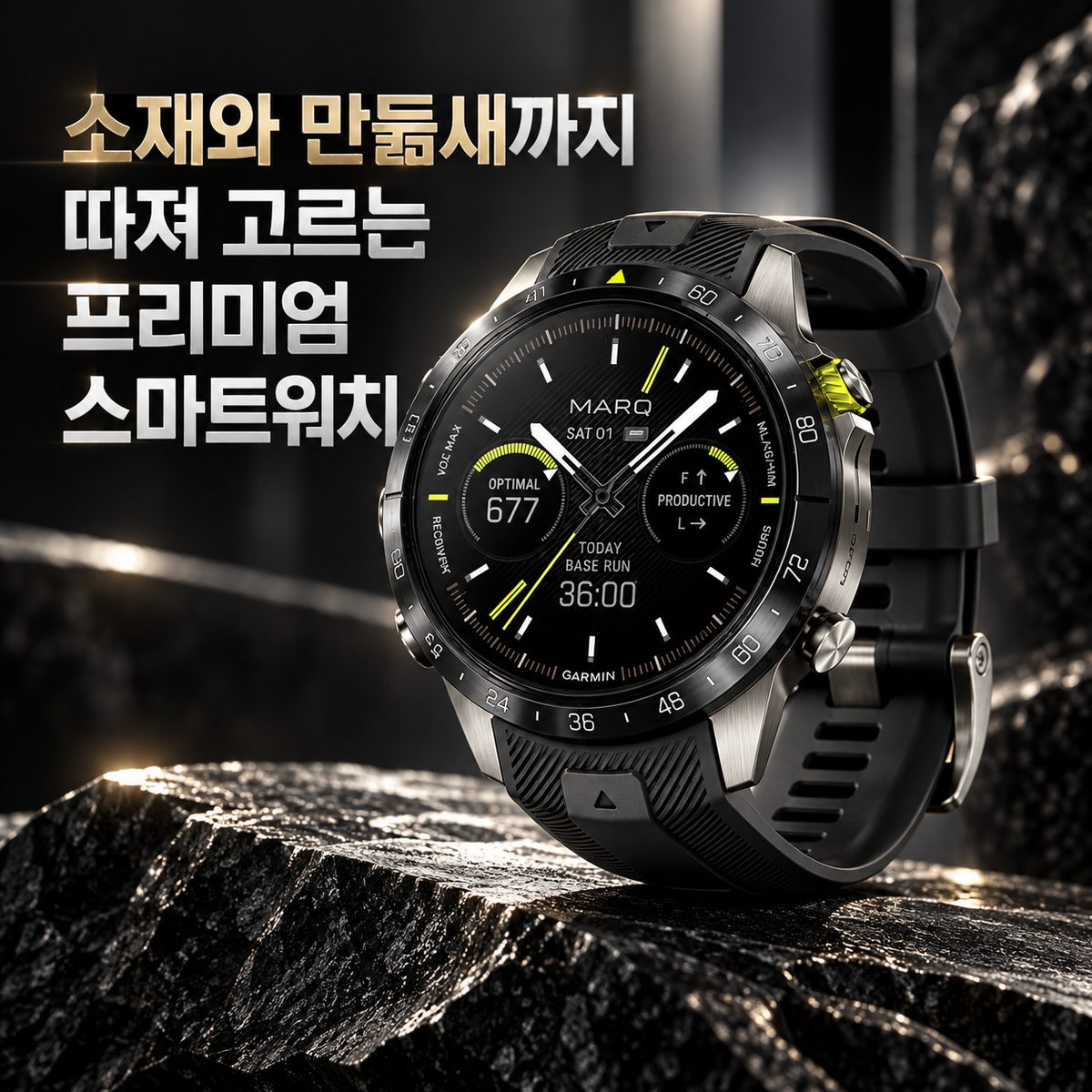 소재와 만듦새까지 따져 고르는 프리미엄 스마트워치