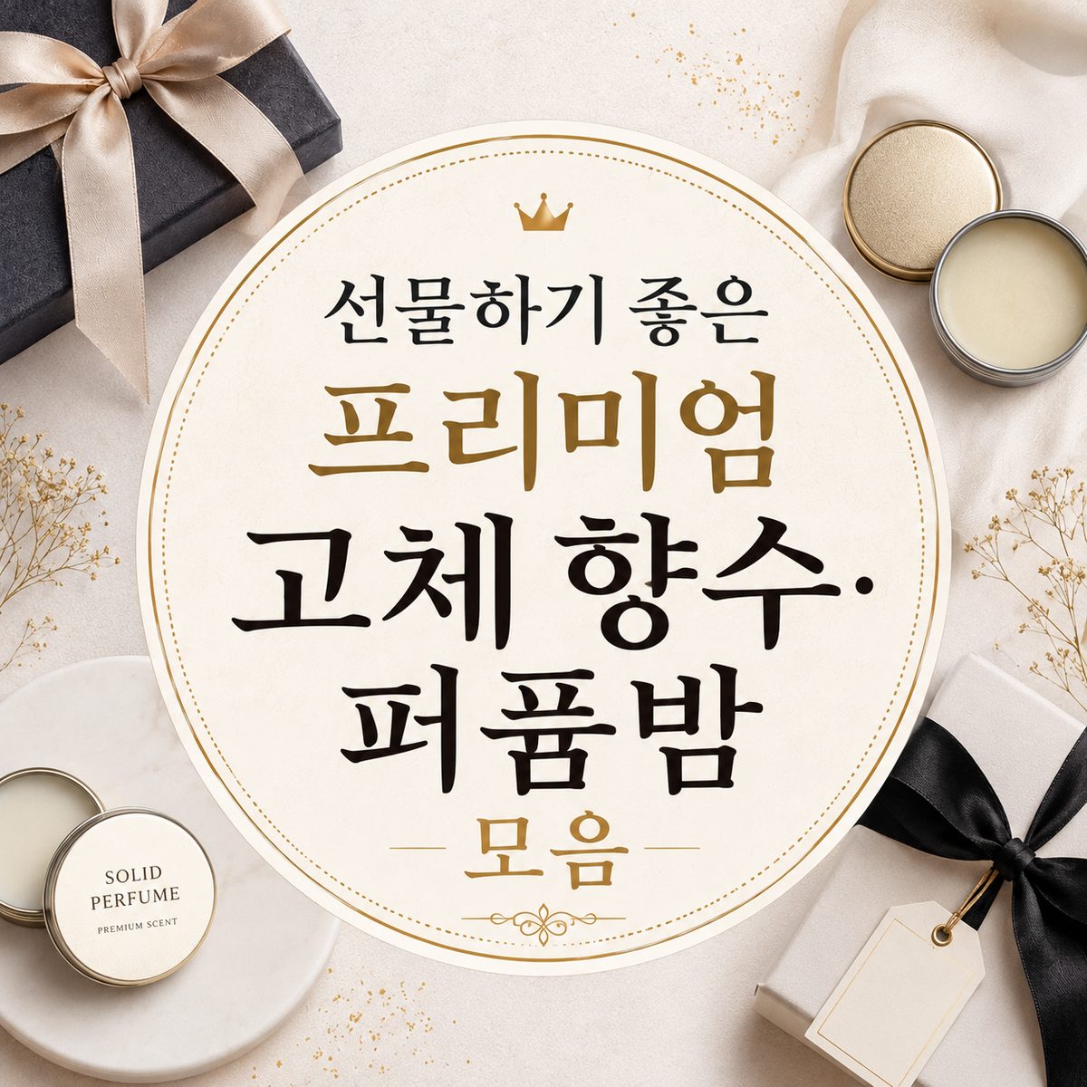 선물하기 좋은 프리미엄 고체 향수·퍼퓸밤 모음