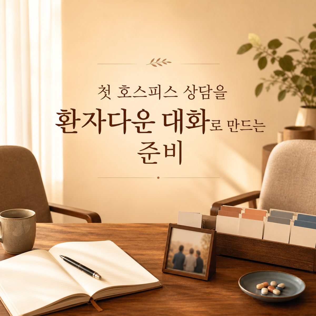 첫 호스피스 상담을 환자다운 대화로 만드는 준비