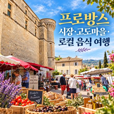 프로방스 시장·고도마을·로컬 음식 여행