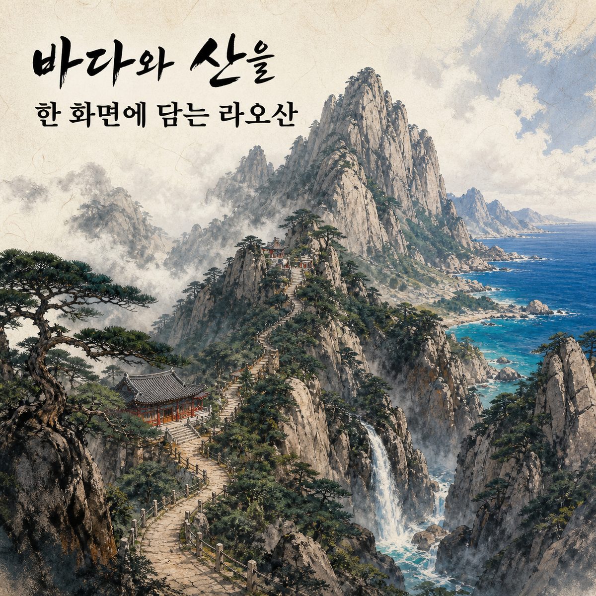 바다와 산이 한 화면에 담기는 라오산 여행