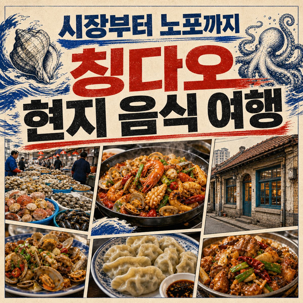 시장부터 노포까지 이어지는 칭다오 현지 음식 여행