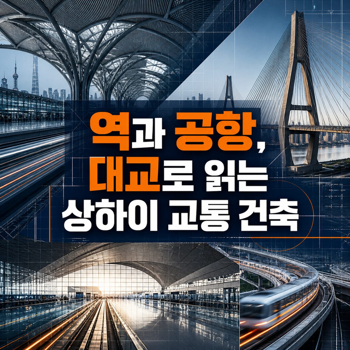 역과 공항, 대교로 읽는 상하이 교통 건축